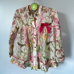 Pili Carrera Gorgeous Floral Blouse